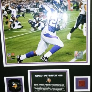 Adrian peterson memorabilia